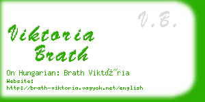 viktoria brath business card